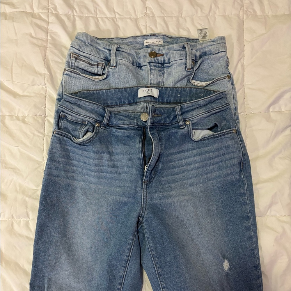 Good American and Loft Jean bundle